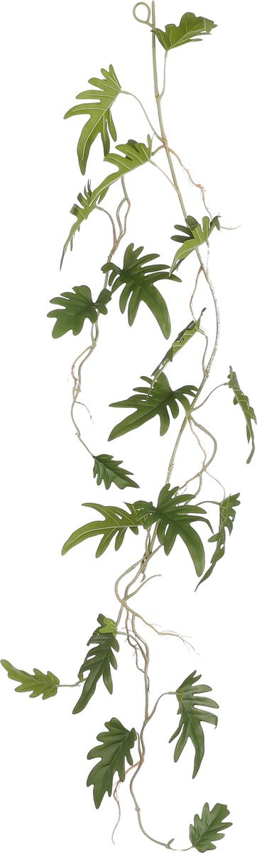 Mica Decoration kunstplant slinger Philodendron Xanadu - groen - 115 cm