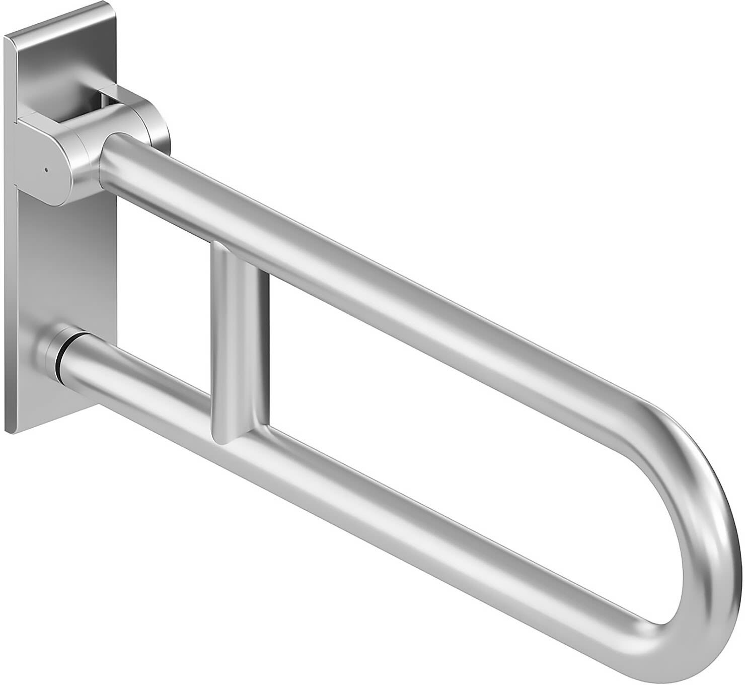 HEWI Serie 805 Classic Mobiler Stützklappgriff, Accessoires, 805.50.221, matt geschliffen