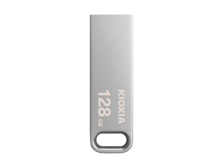 KIOXIA TransMemory U366 USB Flash Drive 128GB 3.0 USB File Transfer on PC/MAC, Metal