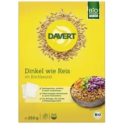 Davert Zart-Dinkel im Kochbeutel bio