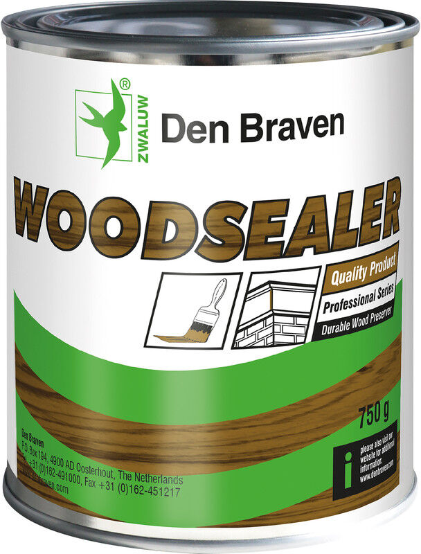 Zwaluw woodsealer coating Wit 750gr