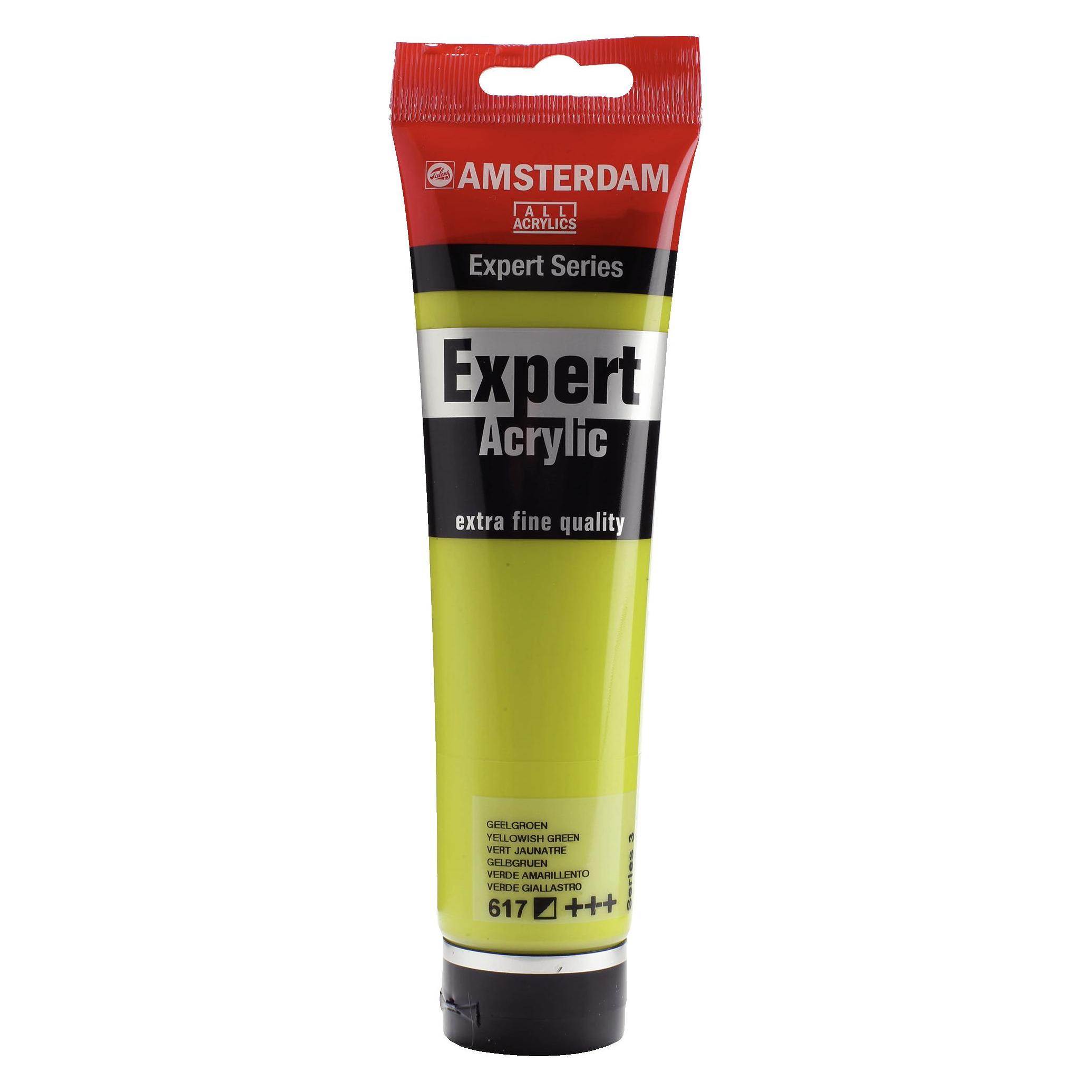 Amsterdam Expert Acrylfarbe Tube 150 ml Gelbgrün 617 (150 ml) (ROY-19156170)