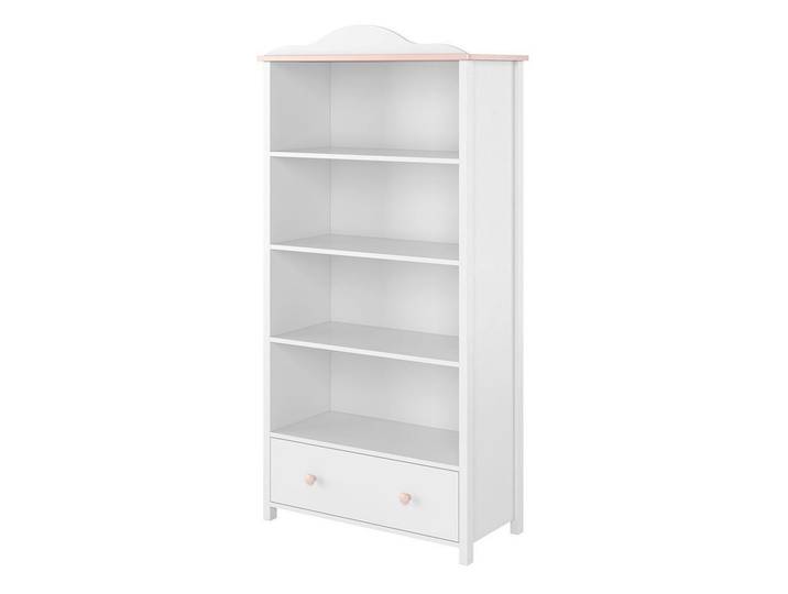 MIRJAN24 Regal Luna 1S LN02, mit Schublade, Rollgleitschienen