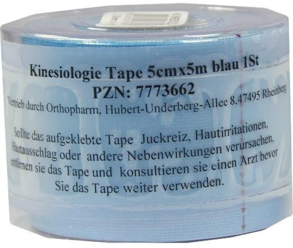Kinesiologie Tape 5 cmx5 m blau 1stk