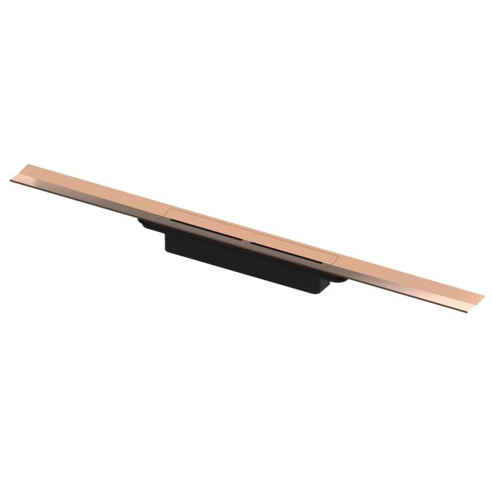 TECE drainprofile Duschrinne 671013 1000 mm, Polished Red Gold / Rotgold glänzend, Breite 55mm, PVD