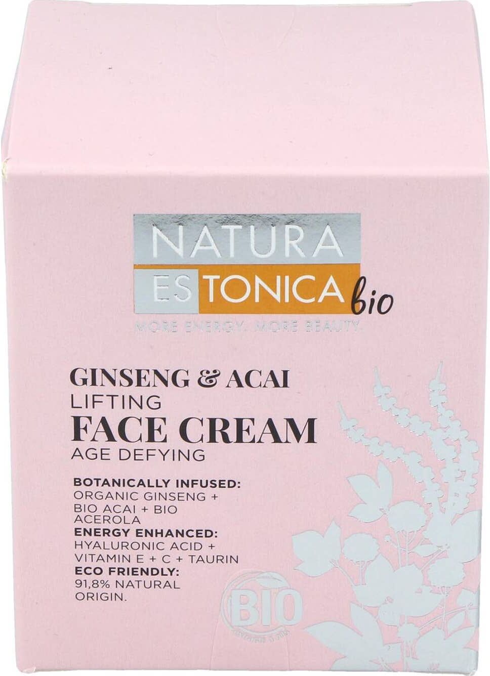 Natura Estonica Ginseng & Acai Lifting Face Cream 50 ml