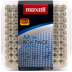 Maxell Alkaline-Batterie Aa Lr6 Pack*100 Batterien