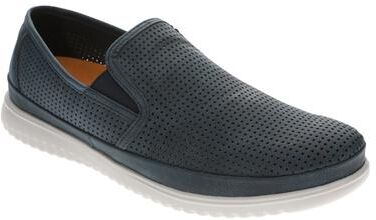 Deer Stags Montauk - Mens 8 Navy Slip On Medium
