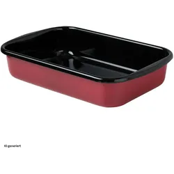 Riess Bratpfanne 35/23/7,5cm, Auflaufform, Rot