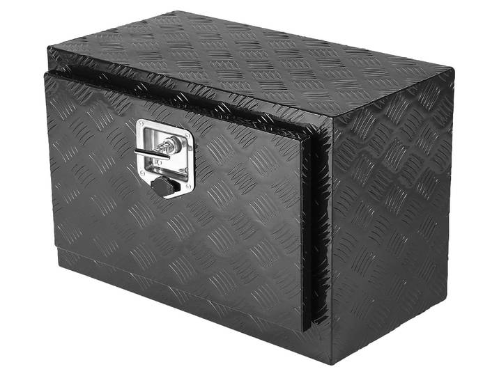 VEVOR Truckbox boîte à outils\, boîte pour remorque sous le plancher\, boîte à outils 610 x 355 x 405 mm boîte de rangement pour pick-up\, alliage d'aluminium\, boîte à outils pouvant supporter 30 kg\, boîte de rangement verrouillable