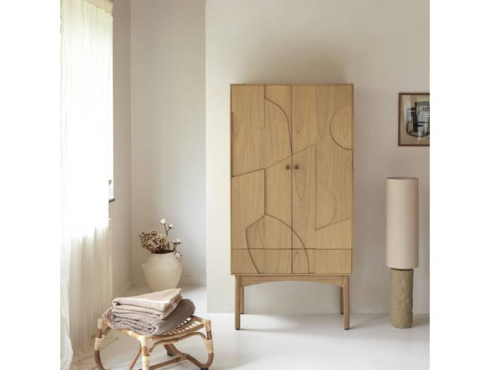Schrank aus Mindiholz - Natur - Light mindi wood
