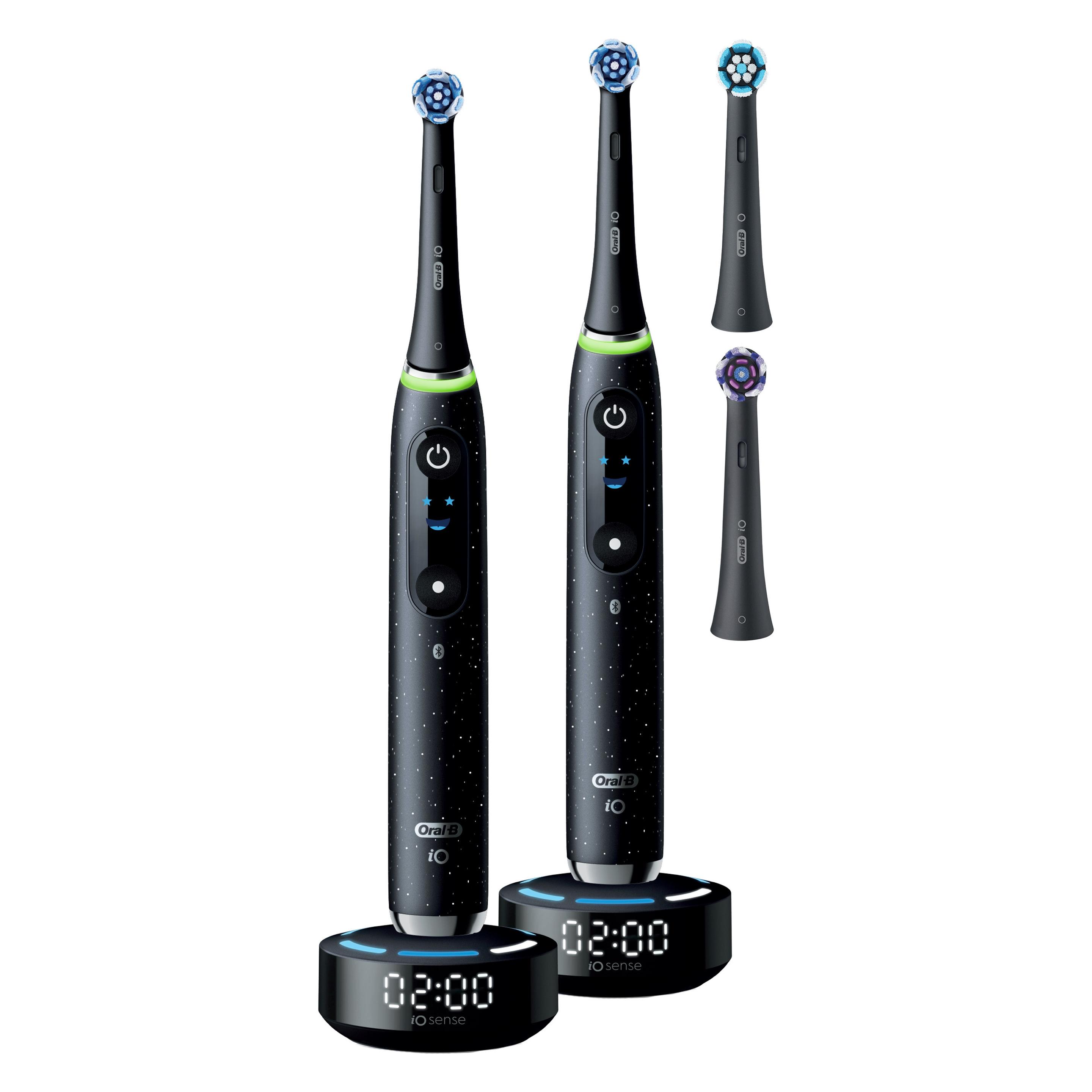 Oral-B iO Series 10 Cosmic Black/Cosmic Black mit 2. Handstück Elektrische Zahnbürste (494267)
