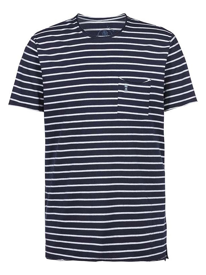 Herrlicher Shirt "Ronny" in Dunkelblau - L