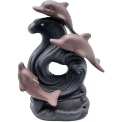Backflow Incense Burner - Dolphin Wave