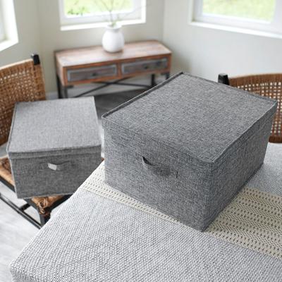 Household Essentials Fabric Storage Bins, Set of 2
