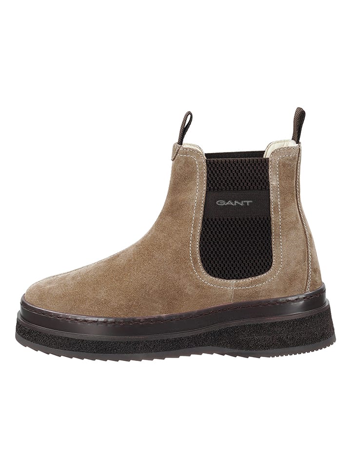 GANT Footwear Leder-Chelsea-Boots "Sistown" in Beige - 38