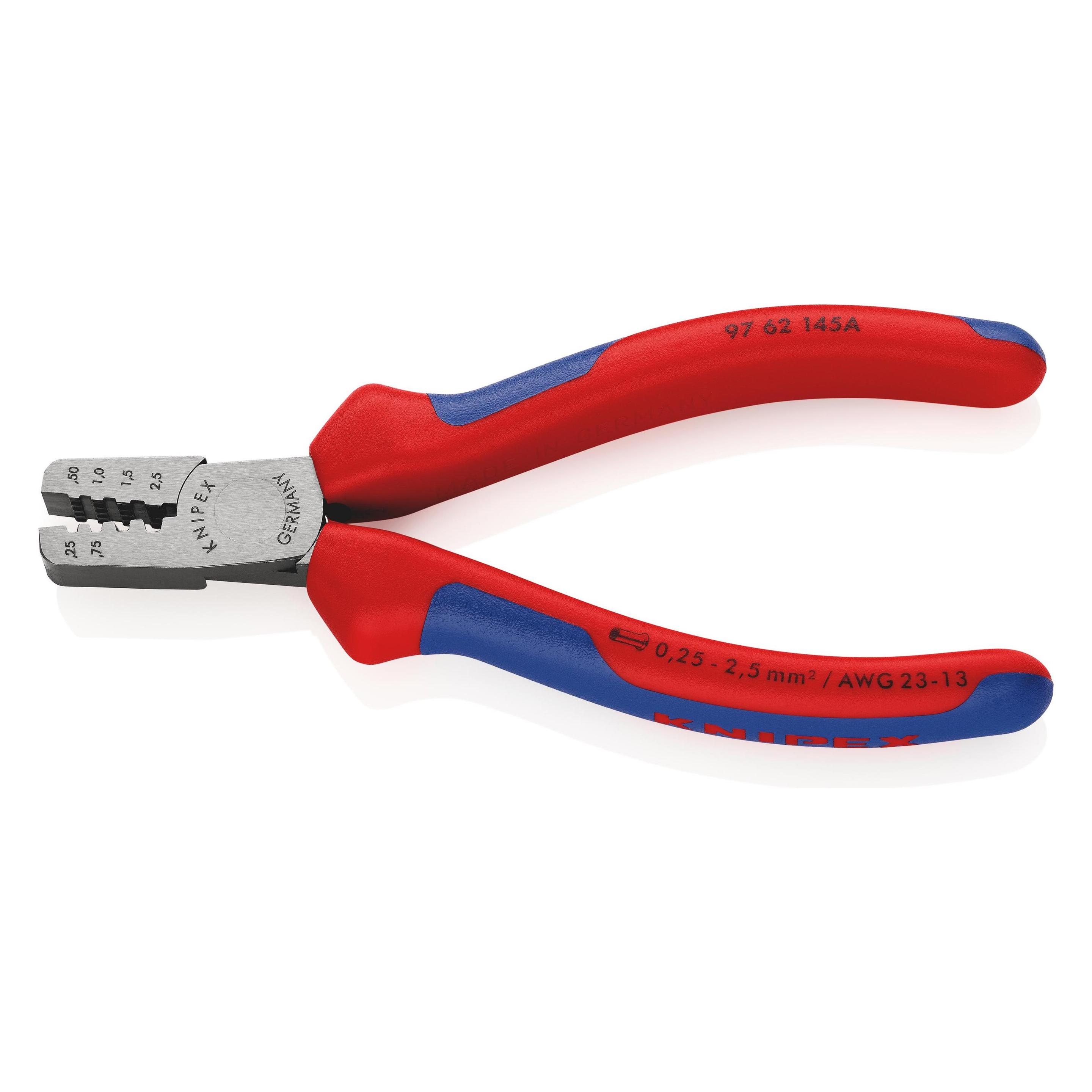 Knipex Crimpzange für Aderendhülsen (145 mm) (97 62 145 A)