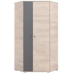 DREHTÜRENSCHRANK RAVENNA 90/190/90cm 2-türig Eichefarben