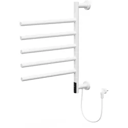 HANDTUCHWÄRMER Elektrisch Weiß 75W 450x622 mm 180° drehbar