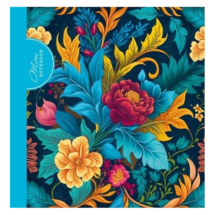Fresh Dekoratives Notizbuch 100x100/48K kariert Florablau. (Gepunktet) (47995284)