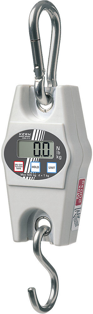 Hängewaage HCB, grau, Wägebereich bis 20 kg, Ablesbarkeit 10 g KERN