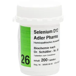 Biochemie Adler 26 Selenium D12 Adler Pharma Gmbh 200 ST