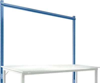 Aufbauportal, Grundtisch SPEZIAL Arbeitstisch-/Werkbanksystem UNIVERSAL/PROFI, 2000 mm, brillantblau