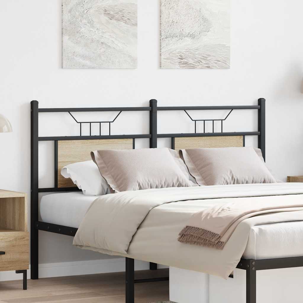 vidaXL Tête de lit de remplacement chêne sonoma 137 cm