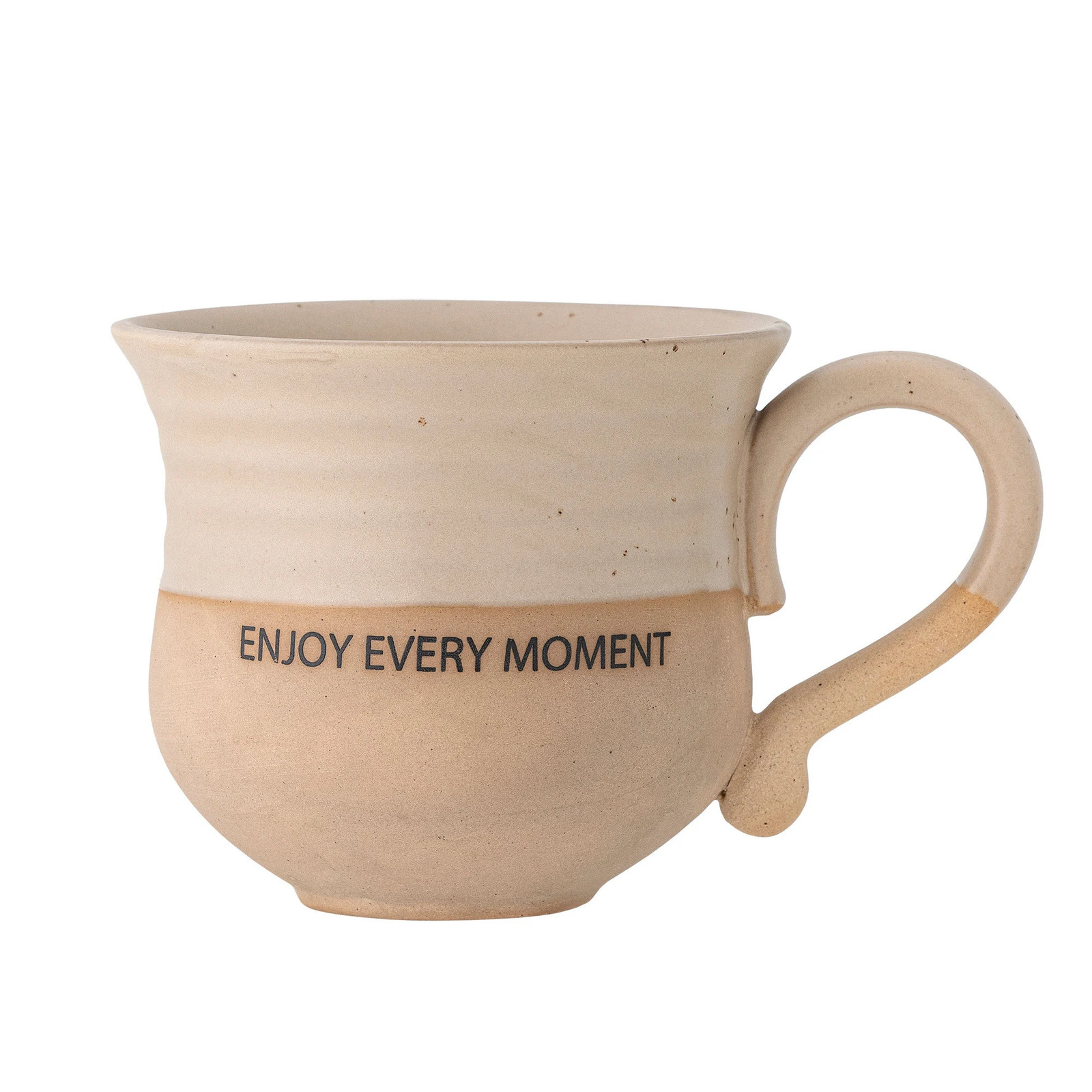 Bloomingville Claire Enjoy every moment mokken set van 4 stuks beige en bruin