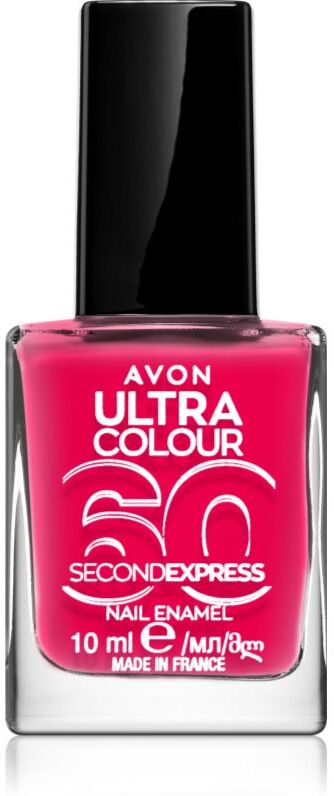 Avon Ultra Colour 60 Second Express vernis à ongles à séchage rapide teinte Fun N Fuchsia 10 ml