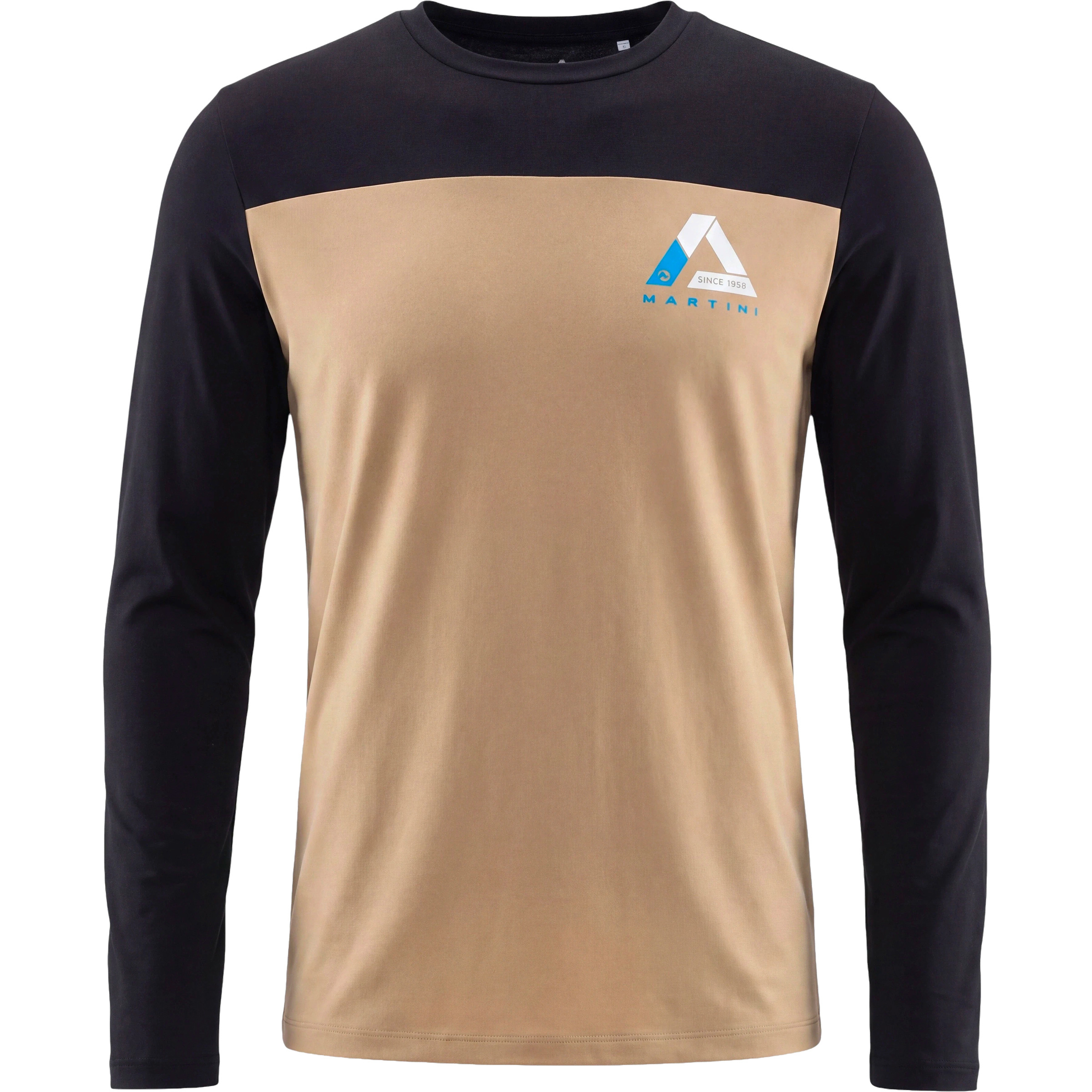 Martini Sportswear Firstline Fort Herren Laufshirts beige Größe S Trailrunning | Laufen | Skitour Hautfreundlich Lyocell (Tencel)