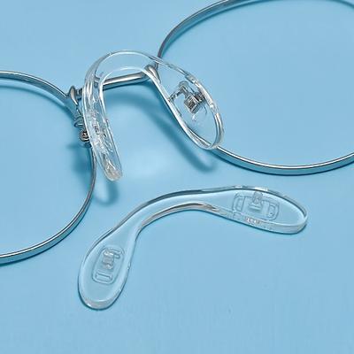 3er-Pack ultraweiche Silikon-Nasenpads für Brillen, komfortable Passform, rutschfeste Nasenpads für Sportbrillen Alltagskleidung