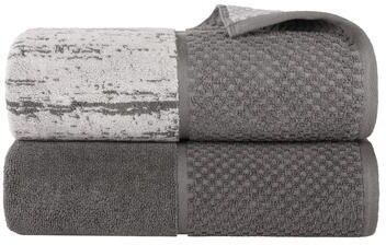 Blue Nile Mills Lodi Cotton 2-Piece Bath Sheet Set - Mid-Weight Oversized Towels