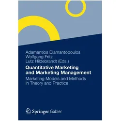 Quantitative Marketing and Marketing Management, Fachbücher von Wolfgang Fritz, Lutz Hildebrandt, Adamantios Diamantopoulos