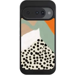 Nivocase Hülle für Google Pixel 10 Handyhülle NIVOcore Case Schwarz Abstrakt Boho Kunst (Google Pixel 10), Smartphone Hülle, Schwarz