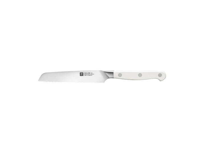 Zwilling Couteau tout usage dentelé Zwilling Pro Le Blanc 13 cm Blanc-acier inoxydable