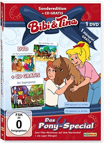 Gerhard Hahn - Bibi und Tina - Pony-Special (+ Hörspiel-CD) [2 DVDs] - Preis vom 17.10.2026 19:25:27 h