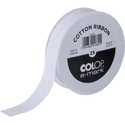 COLOP 154922 - e-mark® Baumwollband, 25 mm x 25 m