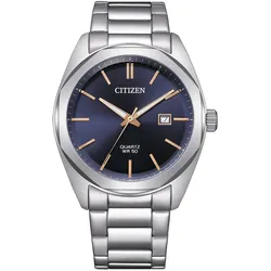 Citizen BI5110-54H Herren-Armbanduhr Quarz Blau/Roségoldfarben