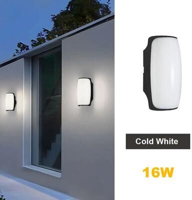 Inspire Curations LumaGuard IP66 LED Motion Sensor Outdoor Wall Light 16w Cold White With Sensor