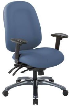 Office Star Products OSP Multi-Function High-Back Office Chair with Lumbar Support and Adjustable Arms