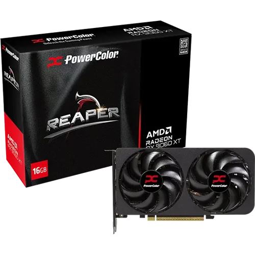 16GB PowerColor Radeon RX 9060 XT Reaper Aktiv PCIe 5.0 x16 (Retail)