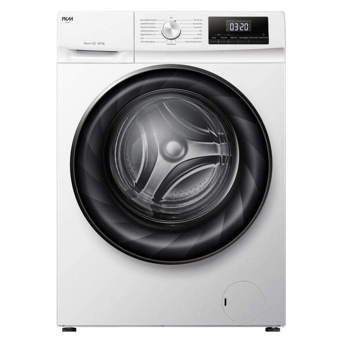 PKM Waschtrockner WT8+5 Steam Funktion 8 kg waschen und 5 kg trocknen (WT8+5)