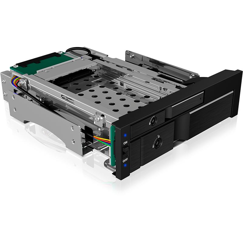 ICY BOX Wechselrahmen 1x 2.5", 1x 3.5" SAS/SATA