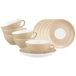 Seltmann, Tasse, Liberty Pure Colors Teetassen mit Untertasse (140 ml, 6x)