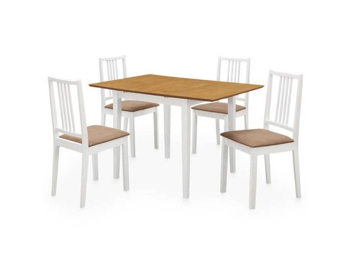 Mobilier de Salle à Manger 5 pcs Mobilier de Repas Mobilier de Cuisine Ensemble à Dîner Table et Chaises de Salle à 276409