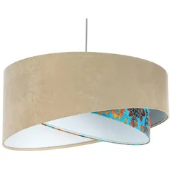 HÄNGELEUCHTE Türkis 50/23 cm