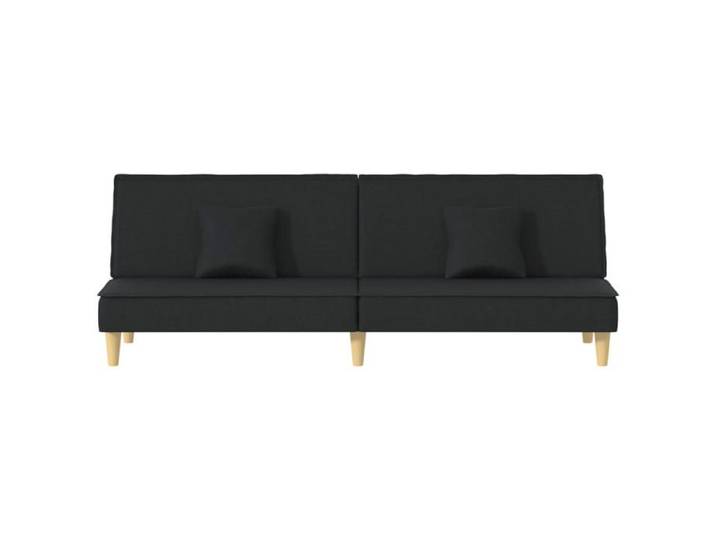 Canapé convertible/Fauteuil - NANAS - CLIC-CLAC/Sofa-lit - noir tissu 200x89x70cm C1870329
