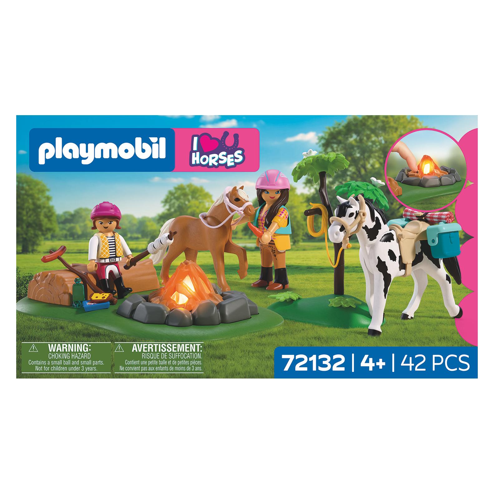 Playmobil Reitausflug mit Lagerfeuer (72132)