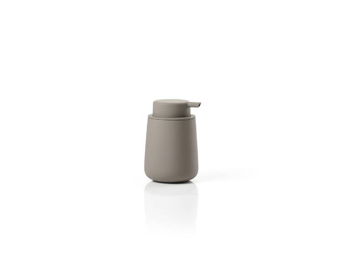 Seifenspender ZONE DENMARK Nova One 250 ml , taupe, B:8cm H:11,5cm, Steinzeug, Dosierspender, Seifenspender